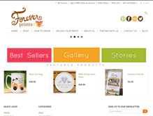 Tablet Screenshot of myforeverprints.com